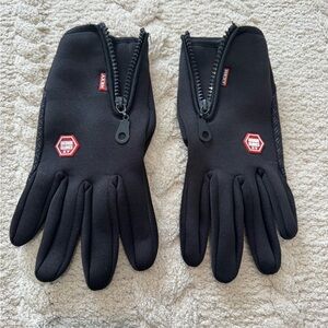 HKXY 2 Pair Stopper Thermal Sports Outdoor Gloves